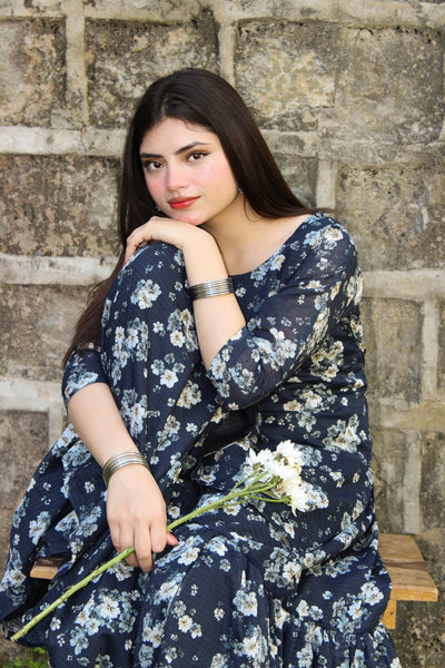 Debbie - Printed Gharara Set
