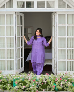 Aangan - Embroidered Farshi Shalwar Suit