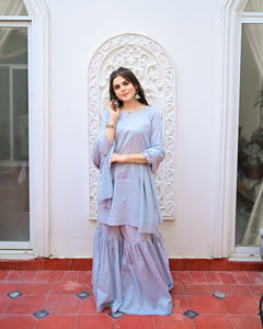 Mahrosh - Solid Gharara Set