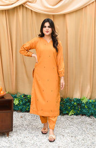 Saffron 2Pc, Embroidered Lawn Dress