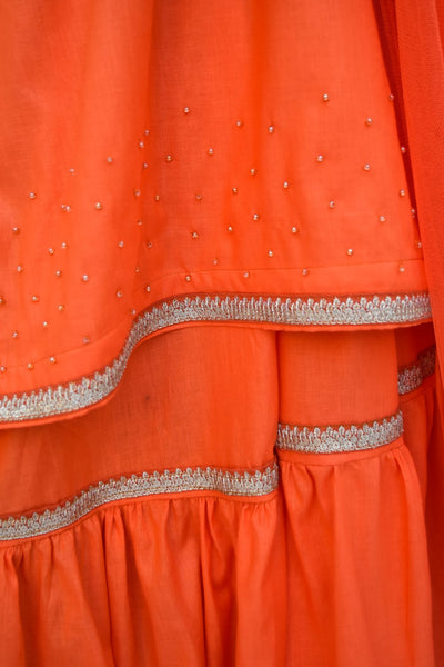 Pumpkin, Solid Gharara Set