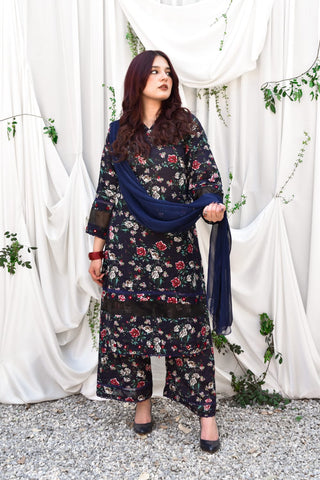 Zarnab, Printed Lawn Dress